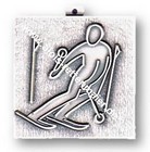 Medaille Skifahrer