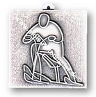 Medaille Skibob