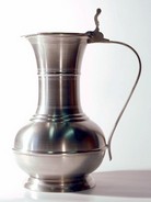 Zinn Karaffe mit Deckel
