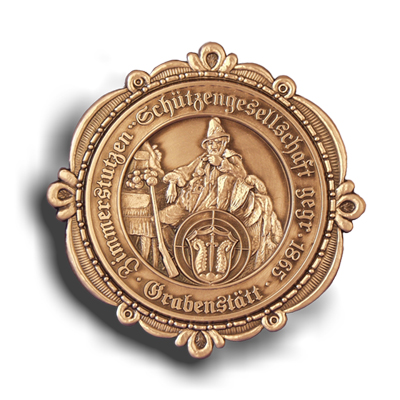 Schützenmedaille der Frima Alois Rettenmaier